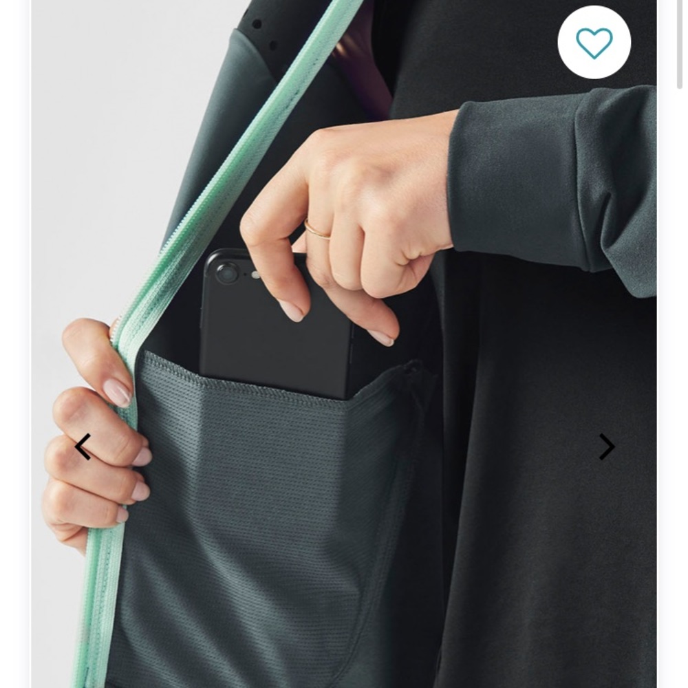 Fabletics Cleo Jacket. Euc. Size Medium. Evergreen - image 7